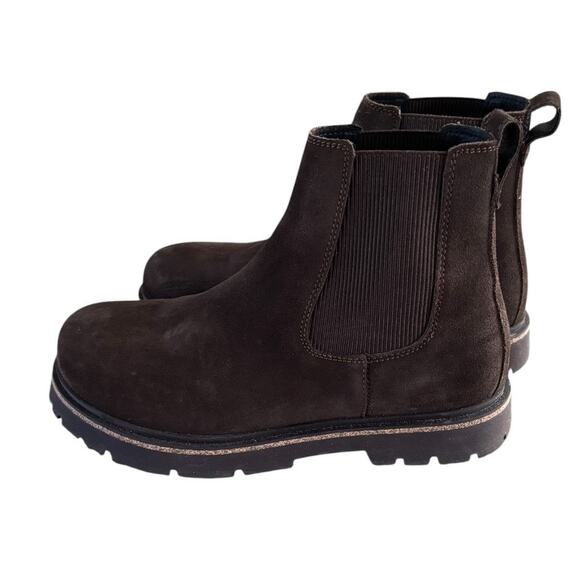 Birkenstock Highwood Chelsea Boots Mens 10-10.5 Slip On US Mocha Suede main image 10